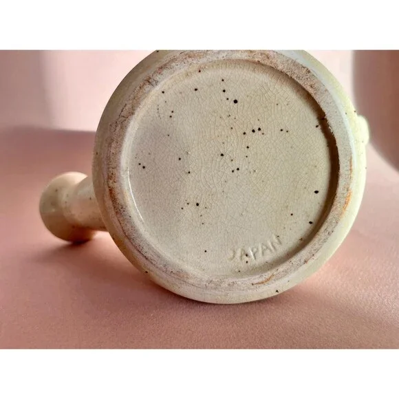 Adorable 70s Vintage Cherries Stoneware Plant Watering Can | Handpainted - Picture 8 of 8